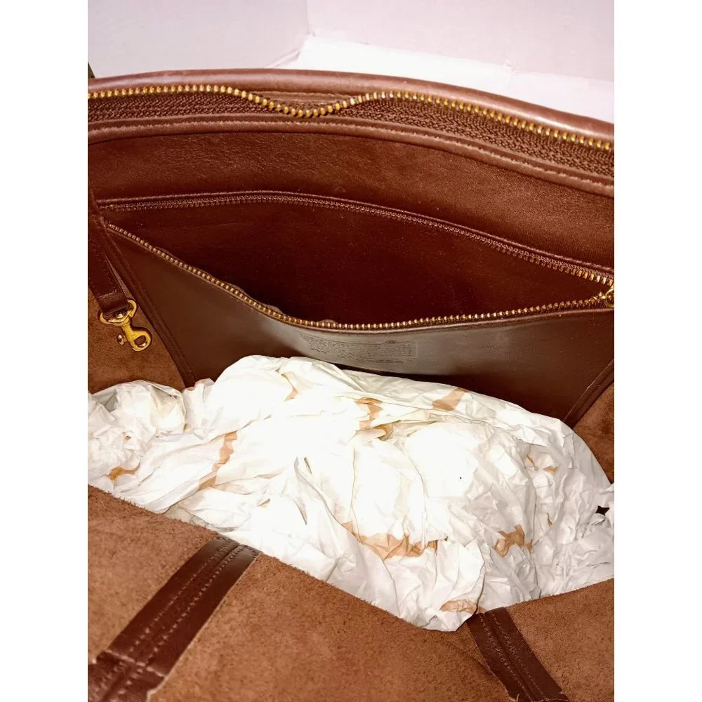 Vintage Coach 90s Bancroft Brief  XL Satchel - Picture 8 of 11